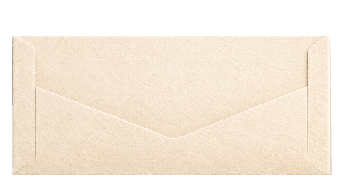 An ivory envelope